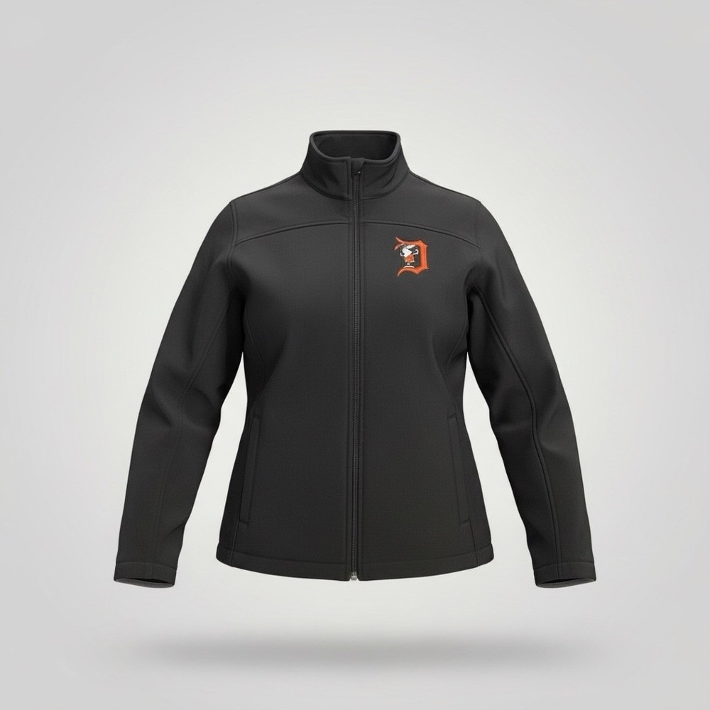 Tri Mountain Performance Rare Detroit Tigers Black‎ Jacket Little Caesars Logo